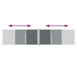 vidaXL Auvent latéral rétractable Anthracite 140 x 600 cm