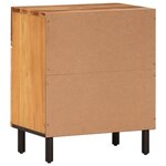 vidaXL Table de chevet 50x33x60 cm bois d'acacia solide