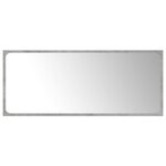 vidaXL Ensemble de meubles de salle de bain 4 Pièces gris béton