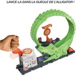 Mattel HUX39 - Hot Wheels - Coffret Looping Attaque de l'Alligator