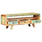 vidaXL Meuble TV 117x30x41 cm Bois de récupération massif