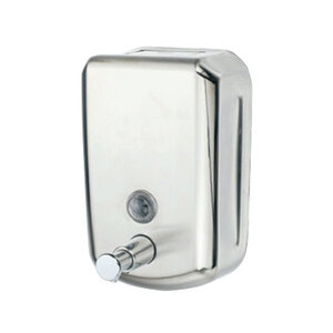 Distributeur savon liquide q-connect manuel acier inoxydable800ml 1145x56x179 mm