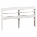 vidaXL Cadre de lit sans matelas blanc 120x190 cm bois de pin massif