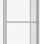 vidaXL Cage pour chat 3x1,5x2,5 m Acier galvanisé