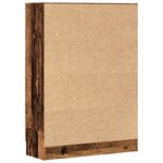 vidaXL Bibliothèque vieux bois 82 5x30 5x115 cm bois d'ingénierie
