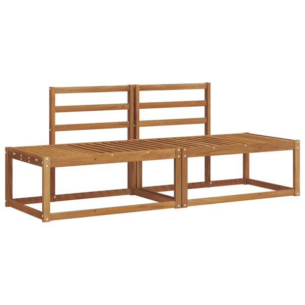 vidaXL Ensemble de canapés d'extérieur 2 pc Naturel