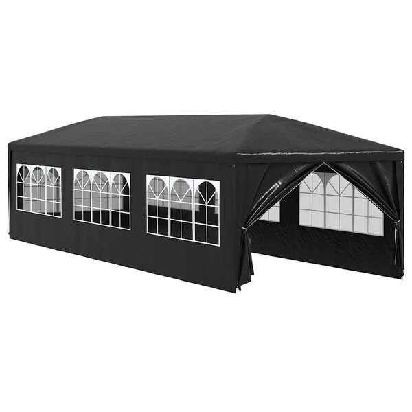 vidaXL Tente de réception 3x9 m Anthracite