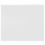 vidaXL Table basse blanc brillant 80x50 5x41 5 cm bois d'ingénierie