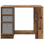 vidaXL Bureau Bois ancien Bois d'ingénierie 100 x 40 x 75 cm