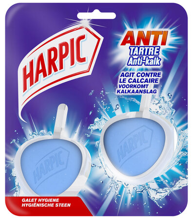 Harpic Bloc Cuvette Galet Hygiène Anti-Tartre (lot de 8 galets)