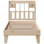 vidaXL Cadre de lit sans matelas 90x200 cm bois de pin massif