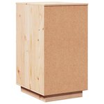 vidaXL Armoire de bureau 40x50x75 cm Bois massif de pin