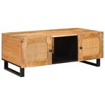 vidaXL Table basse Chêne artisanal 100 x 54 x 40 cm