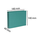 Classeur rembordé Polypro pour fiches bristol 10x15cm  2 anneaux 25mm  couleur aléatoire EXACOMPTA