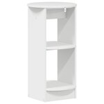 vidaXL Meuble d'appoint Blanc Brillant Bois d’ingénierie