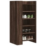vidaXL Armoire à chaussures chêne marron 52x37 5x100 cm