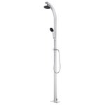 vidaXL Douche de jardin 215 cm Aluminium