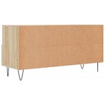 vidaXL Meuble TV chêne sonoma 102x36x50 cm bois d'ingénierie