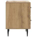 vidaXL Cabinet de chevet Chêne artisanal 43 x 34 5 x 47 5 cm
