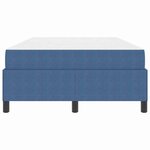 vidaXL Cadre de lit Bleu 120 x 200 cm Tissu en velours côtelé