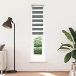 vidaXL Store zèbre gris foncé largeur du tissu 35 9 cm polyester