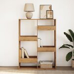 vidaXL Bibliothèque chêne artisanal 100x33x135 cm bois d'ingénierie