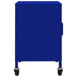 vidaXL Armoire de rangement Bleu marine 60x35x56 cm Acier