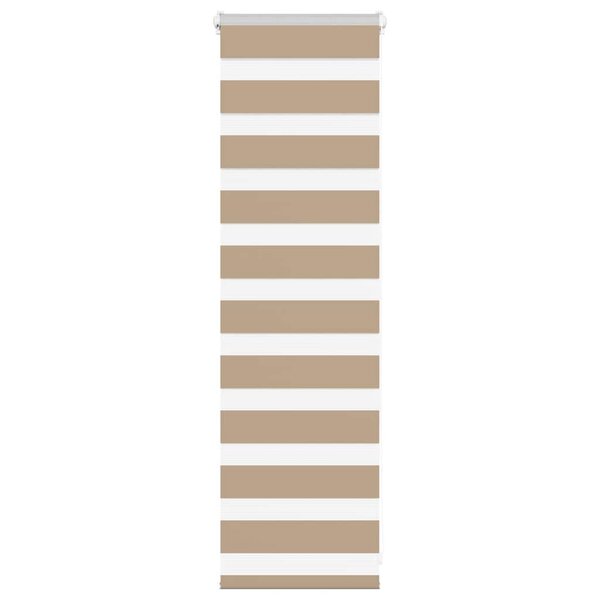 vidaXL Store zèbre marron sable largeur du tissu 40 9 cm polyester