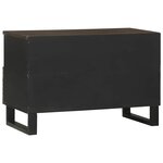 vidaXL Cabinet TV Marron 70 x 33 x 46 cm bois de manguier massif