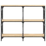 vidaXL Table console chêne sonoma 100x28x80 5 cm bois d'ingénierie