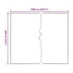 vidaXL Couverture pour plantes Transparent 8 x 10 m PE
