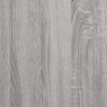 vidaXL Table de chevet sonoma gris 44x45x60 cm bois d'ingénierie