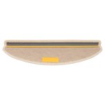 vidaXL Tapis d'escalier autocollants aspect sisal 15 Pièces 65x21x4 cm