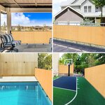 vidaXL Filet brise-vue sable 1 5x10 m PEHD 150 g/m²