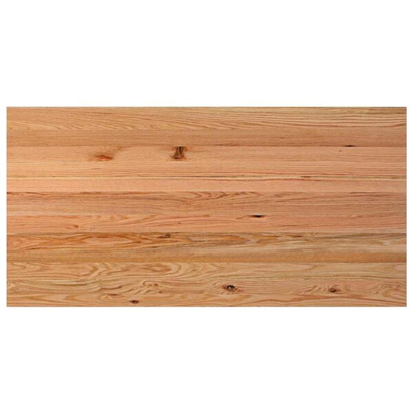 vidaXL Dessus de bureau marron clair bois chêne massif rectangulaire
