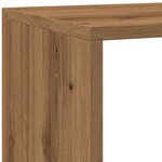 vidaXL Étagère séparatrice de pièce à 4 niveaux chêne artisanal