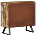 vidaXL Armoire à tiroir multicolore 70x35x70 cm bois de récupération