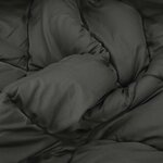 vidaXL Duvet d'été simple Anthracite 200 x 155 cm Microfibre