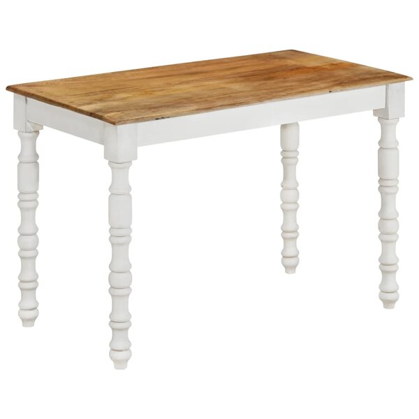 vidaXL Table à dîner 110x60x76 cm Bois de manguier massif