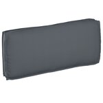 vidaXL Coussin de palette anthracite 120 x 50 x 12 cm  en tissu Oxford