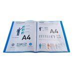 Protège-documents En Polypropylène Souple Opak 80 Vues - A4 - Bleu Clair - X 12 - Exacompta