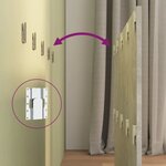 vidaXL Tête de lit avec armoires Gris béton Bois d'ingénierie