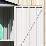 vidaXL Abri de jardin Anthracite 116x45x175 cm Acier galvanisé