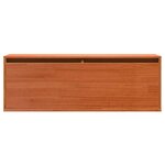 vidaXL Meuble mural Marron cire 100 x 30 x 35 cm Bois massif en pin