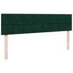 VidaXL Cadre de lit ottoman avec matelas vert foncé 180x200 cm velours