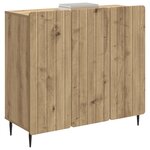 vidaXL Buffet Chêne artisanal 89 x 34 5 x 82 cm Bois d'ingénierie