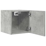vidaXL Meubles TV muraux 4 Pièces Gris béton 30 5x30x30 cm