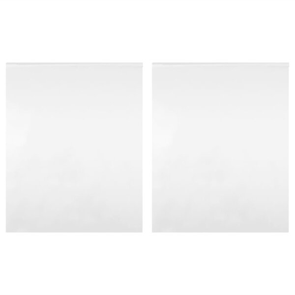 vidaXL Films de miroir 2 Pièces auto-adhésive 90x100 cm PET