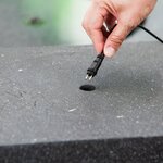 HEISSNER Cube de fontaine de terrasse 31x31x31 cm Noir