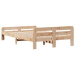 vidaXL Cadre de lit sans matelas 120x200 cm bois de pin massif